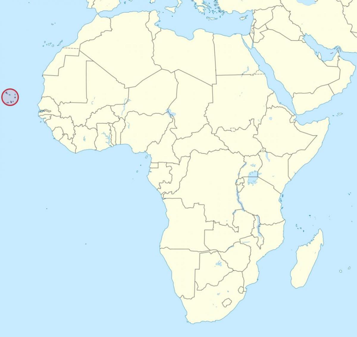 Cabo Verde phi bản đồ