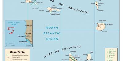 Bản đồ của Cabo Verde