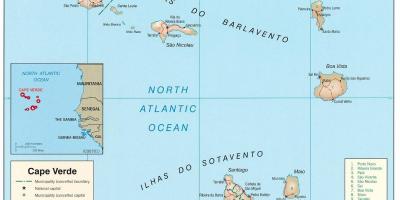 Bản đồ của đảo Cape phi